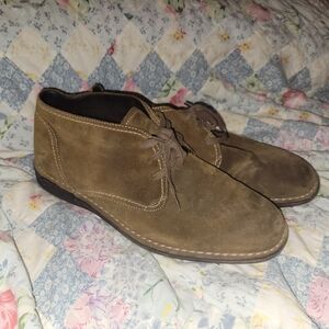 John Varvatos USA Men's Brown Suede Shoes